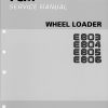 TCM Wheel Loader E803 E804 E805 E806 Service Manual SEW 605BE