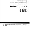 TCM Wheel Loader E804 2 E806 2 Operation Maintenance Manual OW 601 MAE