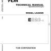 TCM Wheel Loader E820 3 Technical Manual