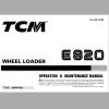 TCM Wheel Loader E820 Operation Maintenance Manual OW 617BE
