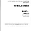 TCM Wheel Loader E830 3 Parts Catalogue Supplement PW 619G 2A