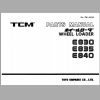 TCM Wheel Loader E830 E835 E840 Parts Manual PW 640B