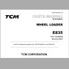 TCM Wheel Loader E835 Parts Manual Supplement PW 641AE 1A