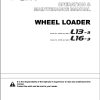 TCM Wheel Loader L13 3 L16 3 Operation Maintenance Manual