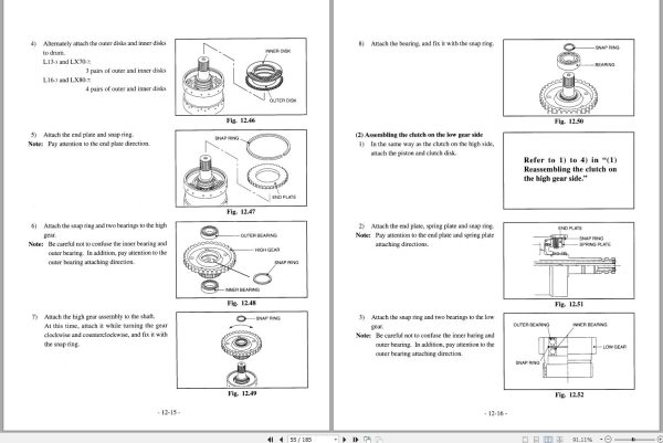 TCM Wheel Loader L13 3 L16 3 Shop Manual MEW 619CE 1