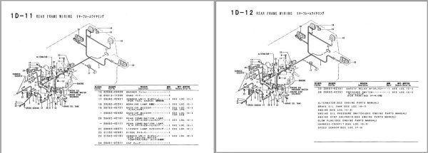 TCM Wheel Loader L13 Parts Manual PW 640F 1