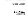 TCM Wheel Loader L13HD 3 Parts Catalogue PW 63YA