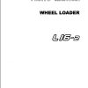 TCM Wheel Loader L16 2 Parts Manual PW 639A