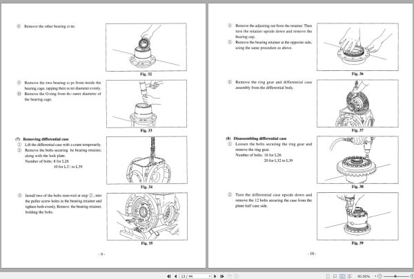 TCM Wheel Loader L26 L32 L34 L39 Shop Manual MU 67530AE 1