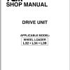TCM Wheel Loader L32 L34 L39 Shop Manual MU 67625AE