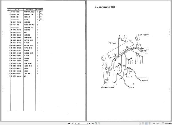 TCM Wheel Loader L32 Parts Manual Supplement PW 675C 1A 1