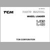 TCM Wheel Loader L35 L40 Parts Manual PW 671A