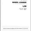 TCM Wheel Loader L39 Parts Manual Supplement PW 675C 2A