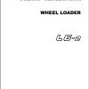 TCM Wheel Loader L6 2 Parts Catalogue PW 603C