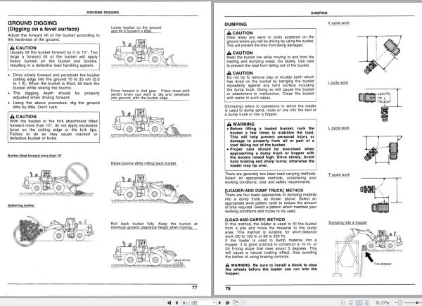 TCM Wheel Loader L60 Operation Maintenance Manual OW 692AE 1