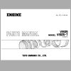 TCM Wheel Loader V1505 V1505 T Parts Manual PE V1505A