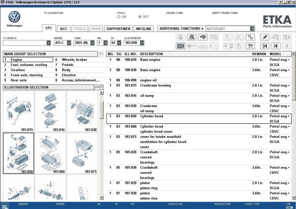 VMW Etka 8.2 03.2024 Spare Parts Catalog VMWare 64d2b44a98630fb5d