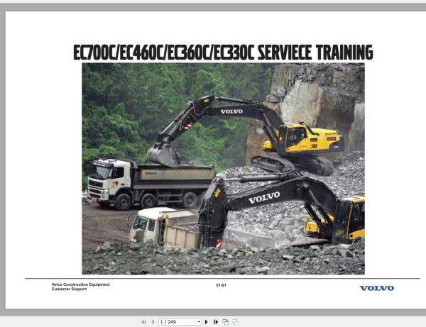 Volvo Construction Equipment 19 GB Manual Training Full Set 7