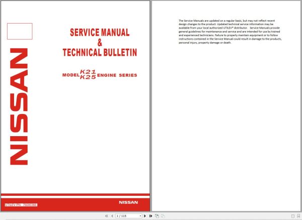 Yale Forklift A261 UT15 18P Operation and Service Manual 2