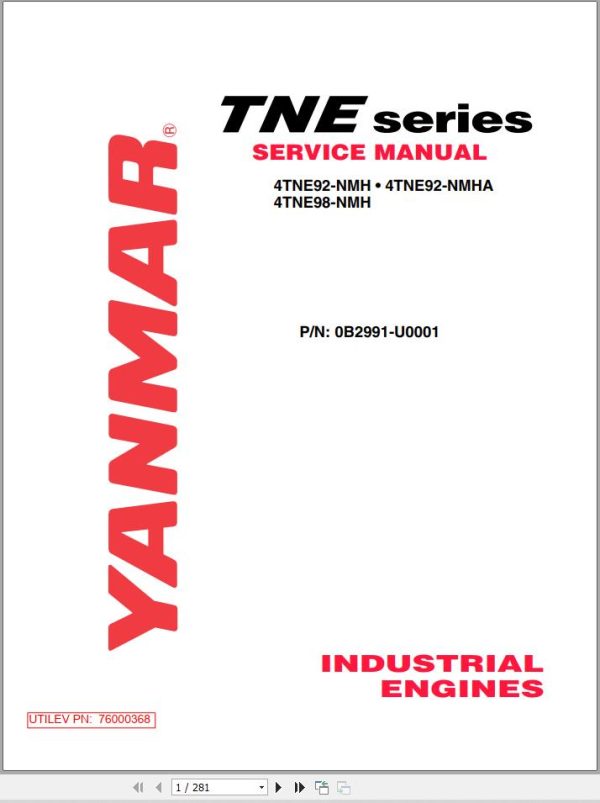 Yale Forklift A266 UT15 18P Service and Operation Manual 2