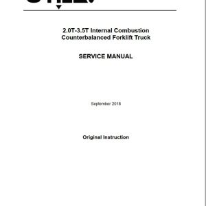 Yale Forklift A273 UT20 32C Service Manual