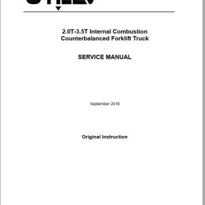 Yale Forklift A279 UT20 32C Service Manual