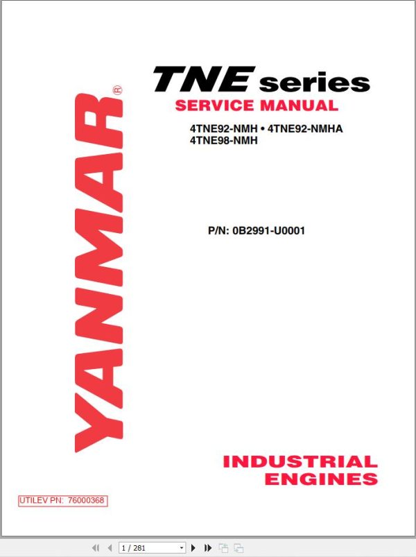 Yale Forklift A279 UT20 32C Service Manual 2