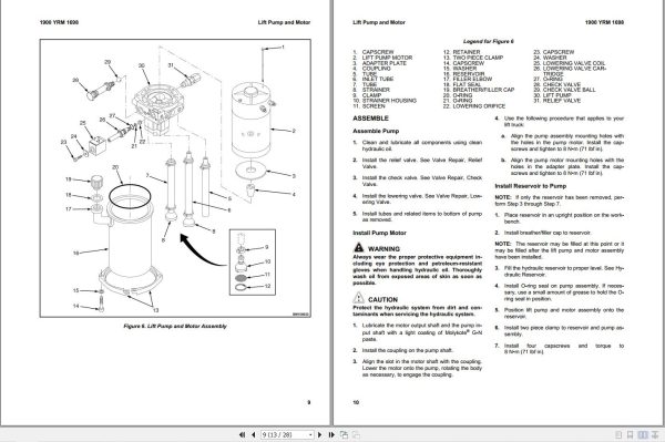 Yale Forklift A284 MPR080VG MPR100VG Service Manual 2