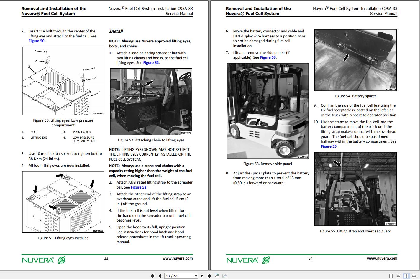 Yale Forklift A2D1 C95A 33 Service Manual 2