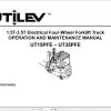 Yale Forklift A392 UT30 35PFE Operation Maintenance Service Manual