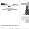 Yale Forklift A7S1 GP GLP GDP040 20UX Service Manual 08.2023