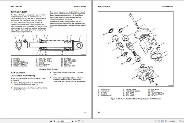 Yale Forklift A7T0 GP110UX GP135UX GP155UX Service Manual 09.2023 1