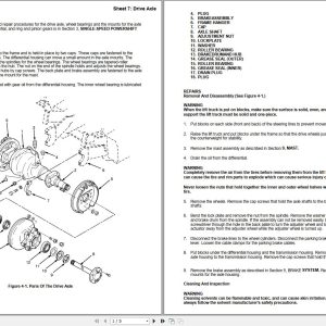 Yale Forklift A810 GPGLP030 040AF Service Manual