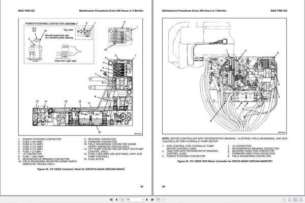 Yale Forklift A814 ERC AF BF Service Manual 3