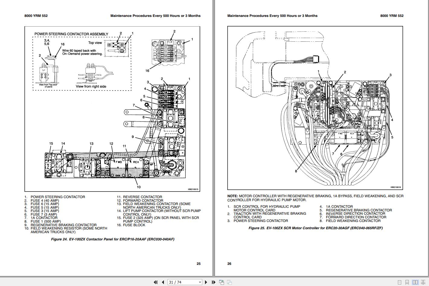 Yale Forklift A814 ERP AF BF Service Manual 2