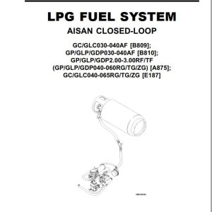 Yale Forklift A875 GDP050 060TG Service Manual 02.2023