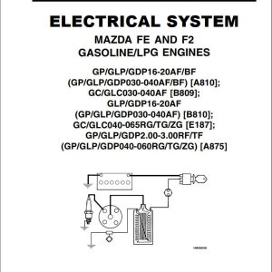 Yale Forklift A875 GPGLP040 050RG Service Manual