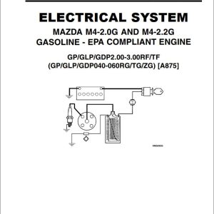 Yale Forklift A875 GPGLP050 060TG Service Manual 02.2023