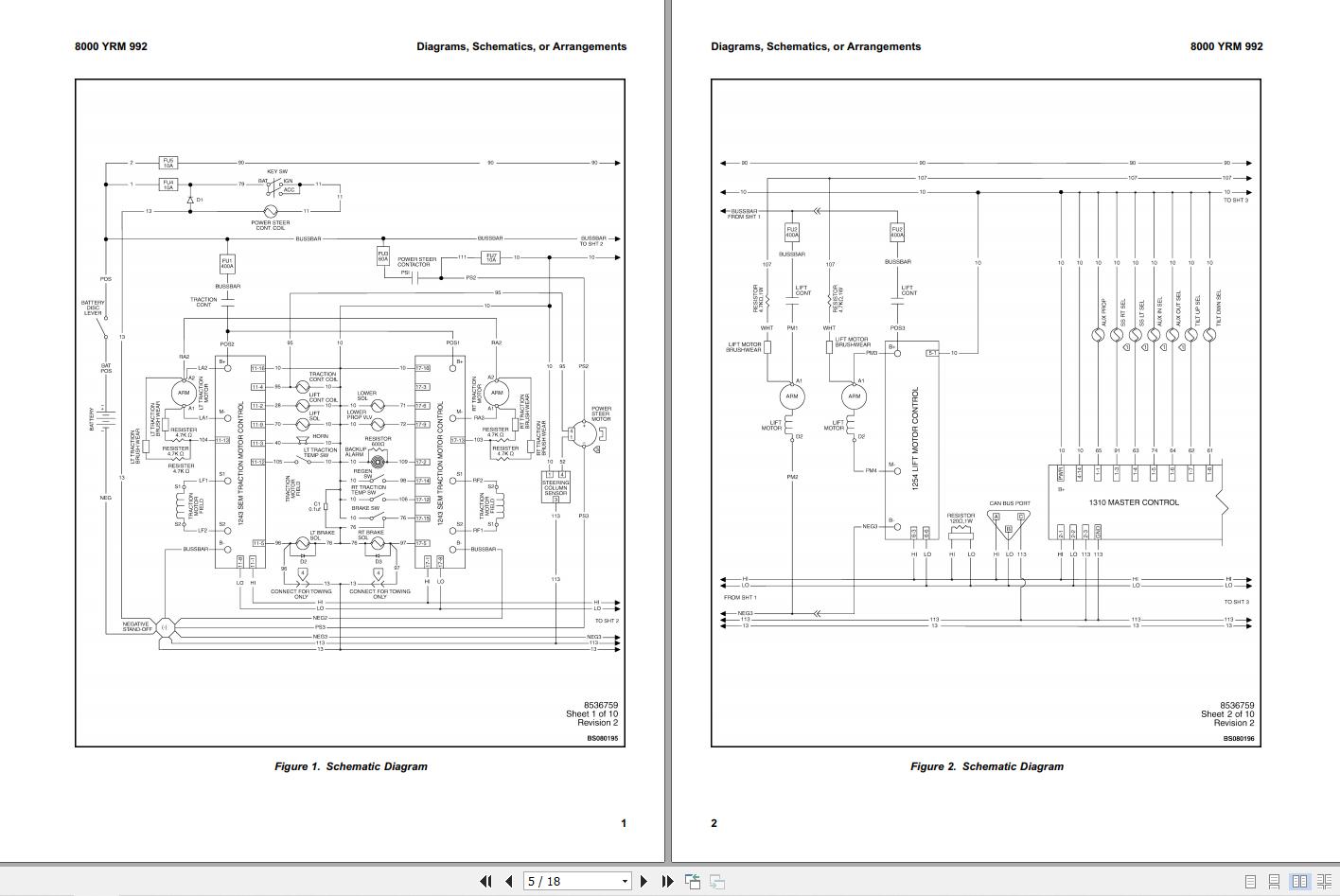 Yale Forklift A883 ESC030 040FA Service Manual 3
