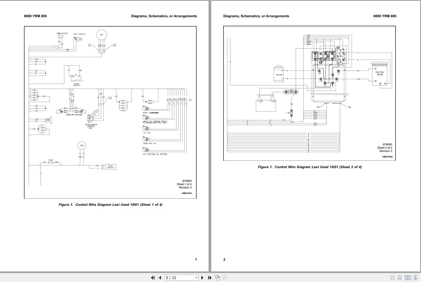 Yale Forklift A888 ERP10 15RCF Service Manual 3