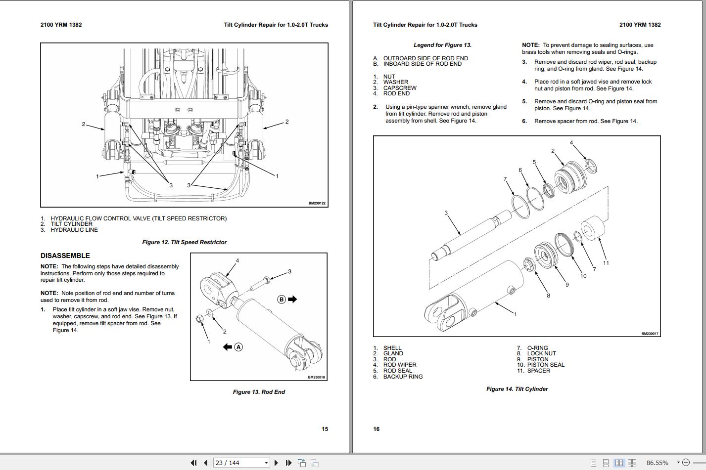 Yale Forklift A938 ERC40VH ERC50VH ERC50VHS ERC55VH Service Manual 2
