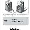Yale Forklift A942 MR10E MR12E MR14E Service Manual