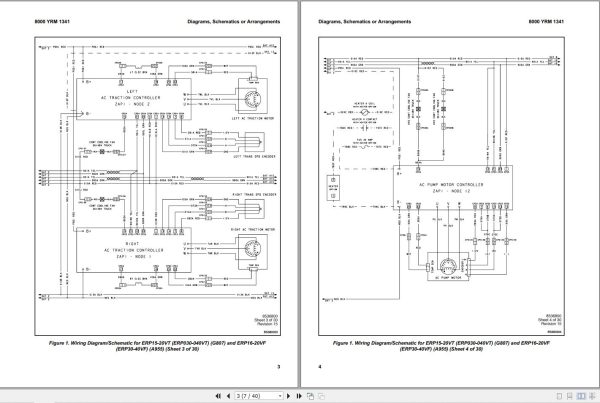 Yale Forklift A955 ERP030 040VF Service Manual 3