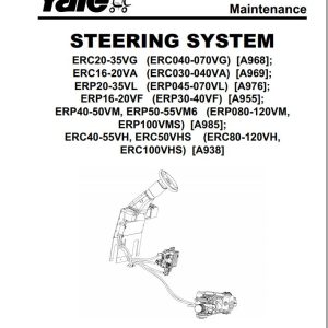 Yale Forklift A968 ERC22VG ERC25VG ERC30VG ERC32VG ERC35VG Service Manual 1