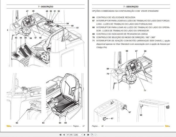 Yale Forklift A972 MR16 MR20HD Operation Maintenance Manual PT 1