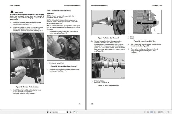 Yale Forklift A976 ERP045 050 060 070VL Service Manual 2