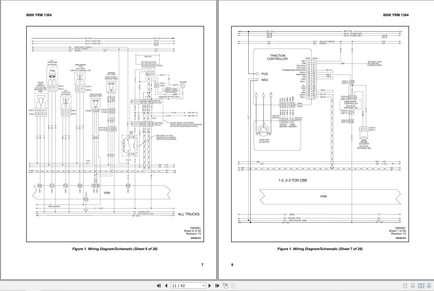 Yale Forklift A976 ERP045 050 060 070VL Service Manual 3
