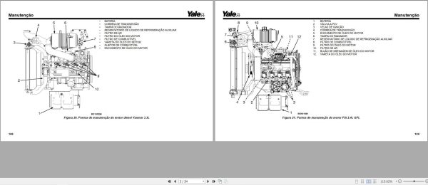 Yale Forklift A986 GP040MX GP050MX GP060MX Operation Manual PT 1