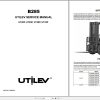 Yale Forklift B285 UT20P UT25P UT30P UT35P Service Manual 04.2022