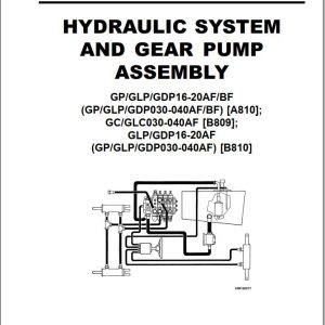 Yale Forklift B809 GC GLC030 040AF Service Manual 1